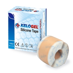 SILICONE TAPE KELOGEL MÉDICO HOSPITALAR 1,5Mx4CM ROLO