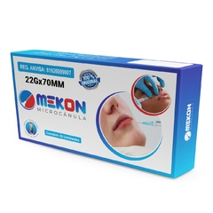 MICROCÂNULAS PREENCHIMENTO FACIAL MEKON 22GX70MM CX10UN