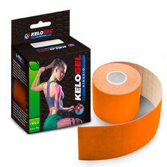 FITA KINÉSIO TAPE BANDAGEM ELÁS. KELOGEL PREMIUM 5CMX5M 3UN - CIRÚRGICA MEDIC PRODUTOS CIRÚRGICOS