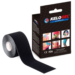 FITA KINÉSIO TAPE BANDAGEM ELÁS. KELOGEL PREMIUM 5CMX5M 1UN