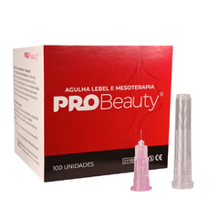 AGULHA DE LEBEL 4MM 0,23MM 32G PRO BEAUTY CX 100UN