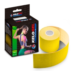 FITA KINÉSIO TAPE BANDAGEM ELÁS. KELOGEL PREMIUM 5CMX5M 5UN - loja online