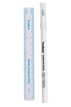 CANETA MARCAÇÃO CIR. TONDAUS PONTA GROSSA 1.0MM TR04 10 UN. - CIRÚRGICA MEDIC PRODUTOS CIRÚRGICOS