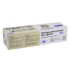 SERINGA 5ML SEM AGULHA BICO SLIP CX 100UN DESCARPACK - comprar online