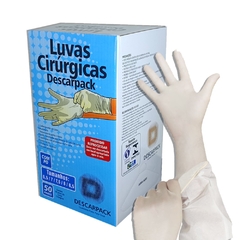 LUVAS ESTÉREIS CIRÚRGICAS DESCARPACK 100UN TAMANHO 8,0 - comprar online