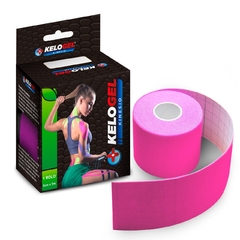 FITA KINÉSIO TAPE BANDAGEM ELÁS. KELOGEL PREMIUM 5CMX5M 3UN - comprar online