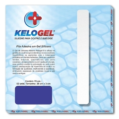 FITA ADESIVA EM GEL SILICONE PARA CICATRIZ 70CMx3CM KELOGEL