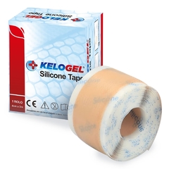 SILICONE TAPE KELOGEL MÉDICO HOSPITALAR 3,00Mx4CM ROLO