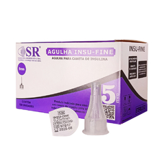 AGULHA PARA CANETA INSULINA OZEMPIC SAXENDA 5MM SR CX 100UN