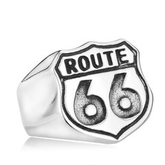 Anel motociclista route 66 Harley Davidson rock moto ( cod. Bayer-003 ) - comprar online