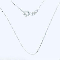 Corrente colar feminino ponto de luz diamante cz prata 925 na internet