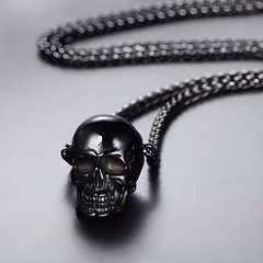 Colar Pingente Caveira Death Skull - loja online