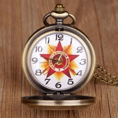 Relógio De Bolso Antigo Soviético Bronze - comprar online