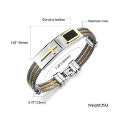 Pulseira bracelete cruz banhada a ouro 18k na internet