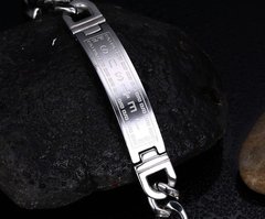 Pulseira bracelete cruz aço inoxidável ( cod. BR-048SG ) - comprar online