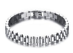 Bracelete pulseira masculino aço inox 316l ( BR-206S) - comprar online