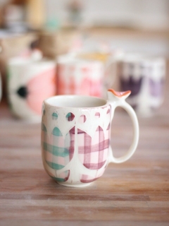 taza flor cuadrille