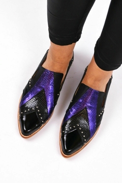 Selena negro y violeta - VL Shoes