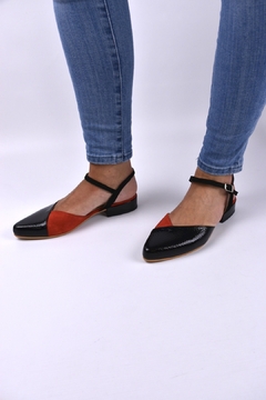 Gaia negro y rojo - VL Shoes