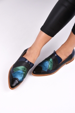 Fiona negro y azul - VL Shoes