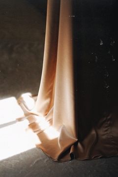 vestido nispero largo Rosa beige - tienda online