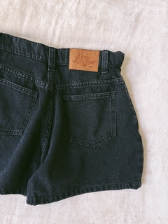 Short cedron denim negro stone - Aire Molino