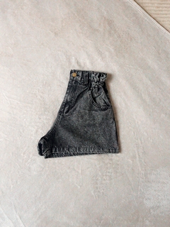 Short cedron denim negro vintage