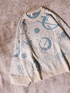 Sweater espacio celeste - comprar online