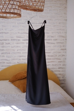 vestido nispero largo negro
