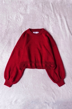 Sweater manzanilla rojo