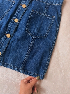 Imagen de Falda laurel denim azul stone