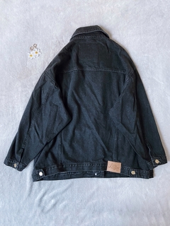 Campera Sol denim negra