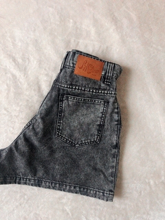 Short cedron denim negro vintage - tienda online