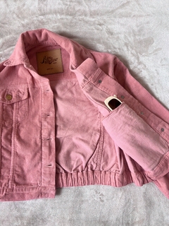 Campera Salvia corderoy rosa - tienda online