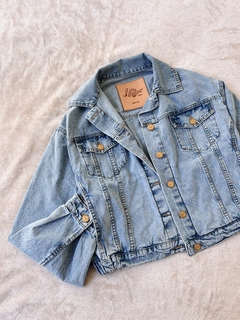 Campera Salvia denim celeste vintage - Aire Molino