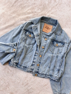 Imagen de Campera Salvia denim celeste vintage