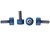 Arandela buje anodizado y tornillo M8 x 9u Azul EPMAN - comprar online