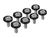 Arandela y Tornillo anodizado Negro M6 8 unidades EPMAN - comprar online