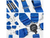 Cinto cinturon competicion 5 puntas (No Fia) Azul EPMAN - comprar online