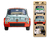 Pack de 3 imanes autos - Fiat 600 Racing Abarth Carrera