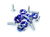 Arandela anodizada azul y Tornillo M6 8 unidades D1 Spec - comprar online