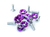 Arandela anodizada violeta y Tornillo M6 8 unidades D1 Spec - comprar online