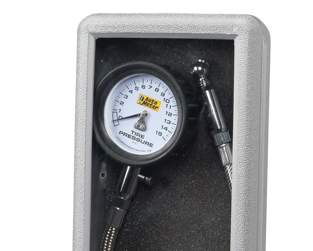 Medidor presion neumaticos Auto meter Manometro 15psi 2159