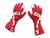 Guantes de carrera costura interna Nick Light-K Talle M Rojo