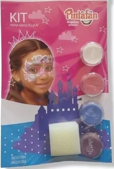 Kit Maquillaje Artistico Princesa Pintafan Hipoalergenico