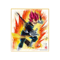 Shikishi Art Dragon Ball Vegeta Super Saiyan Dios Bandai