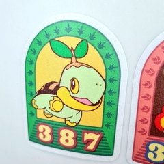 Set de 3 stickers Frosted Pokemon Starters de Sinnoh - comprar online