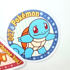 Set de 3 stickers Frosted Pokemon Starters de Kanto - Quality.Store. El lugar de los fans!