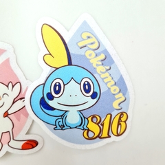 Set de 3 stickers Frosted Pokemon Starters de Galar - Quality.Store. El lugar de los fans!