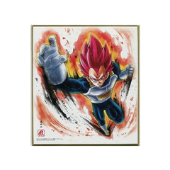 Shikishi Art Dragon Ball Vegeta Super Saiyan Dios Ataque Bandai - comprar online